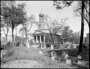 Hancock Burying Ground and Church of the Presidents, Quincy, Mass.