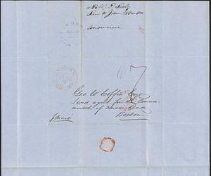 A. W. L. Seely to George Coffin, 21 November 1850