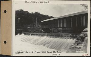 Gilbert Co., 24, Lower Mill dam, Hardwick, Mass., Jun. 8, 1928