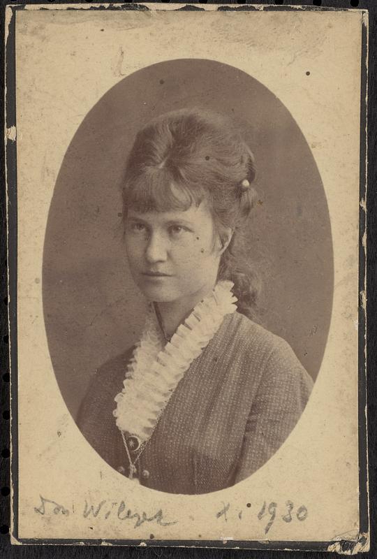 Unidentified woman Digital Commonwealth