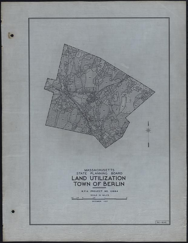 Land Utilization Town of Berlin Digital Commonwealth