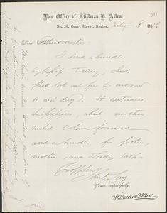 Letter from John D. Long to Zadoc Long and Julia D. Long, July 6, 1867
