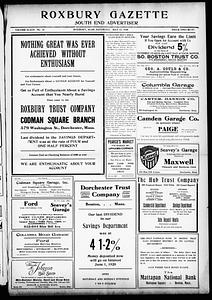 Roxbury Gazette and South End Advertiser, May 15, 1920