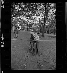 Ropes class in Franklin Park, Dorchester