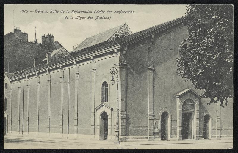 1076 - Genève, Salle de la Réformation (Salle des conférences de la Ligue des Nations)