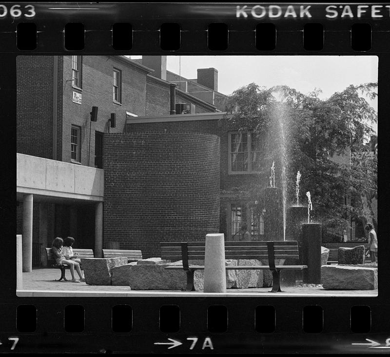 Boy and fountain Inn Street