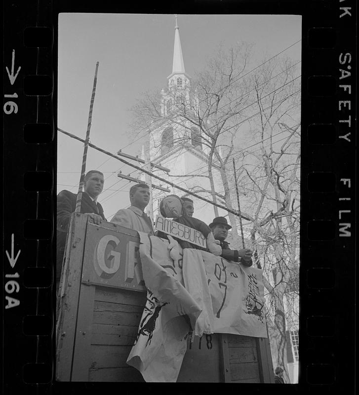 Football rally downtown NBPT