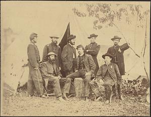 Officers of Signal Corps, Headquarters Army of the Potomac, Warrenton, Va., October, 1863