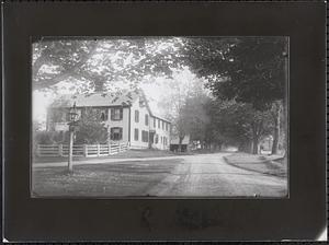 House at a fork in the road