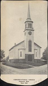 Congregational Church (Community Church), Pepperell, Mass., built 1860