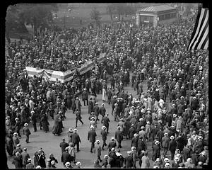 A crowd of people, Boston Common