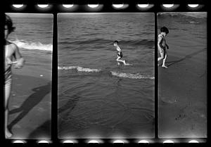Boy at a beach