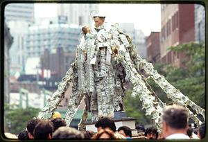 Boston: A statue of St. Anthony is carried in the city's N. End during the annual St. Anthony's Feast - 1981