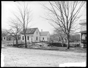 Wachusett Reservoir, Arminda W. Shepard's houses, on the west side of Newton Street, from the northeast in Newton Street, Oakdale, West Boylston, Mass., Jan. 13, 1897