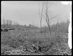 Wachusett Aqueduct, northwest from station 508, Section 11, Southborough, Mass., Mar. 29, 1897