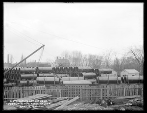 Distribution Department, Edgeworth Pipe Yard, eastern half, from the south, Malden, Mass., Apr. 6, 1897