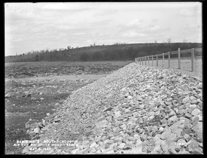 Sudbury Reservoir, Section C, riprap on the westerly side of the White Road near the Worcester Turnpike, from the south, Southborough, Mass., May 4, 1897