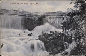 The falls, Spicket River, Methuen, Mass.