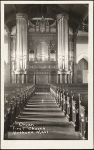 Organ, First Church, Methuen, Mass.