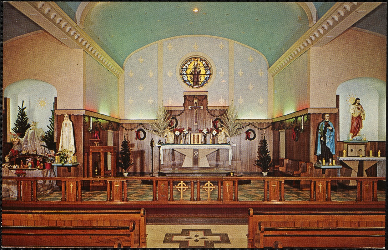 Our Lady of Mount Carmel Church, the new sanctuary - 1962