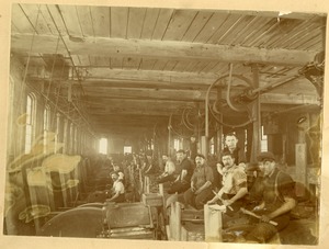 Workers at the Clement Manufacturing Co.