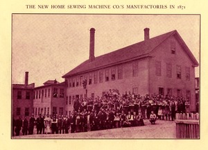 New Home Sewing Machine Co.'s manufactories in 1871