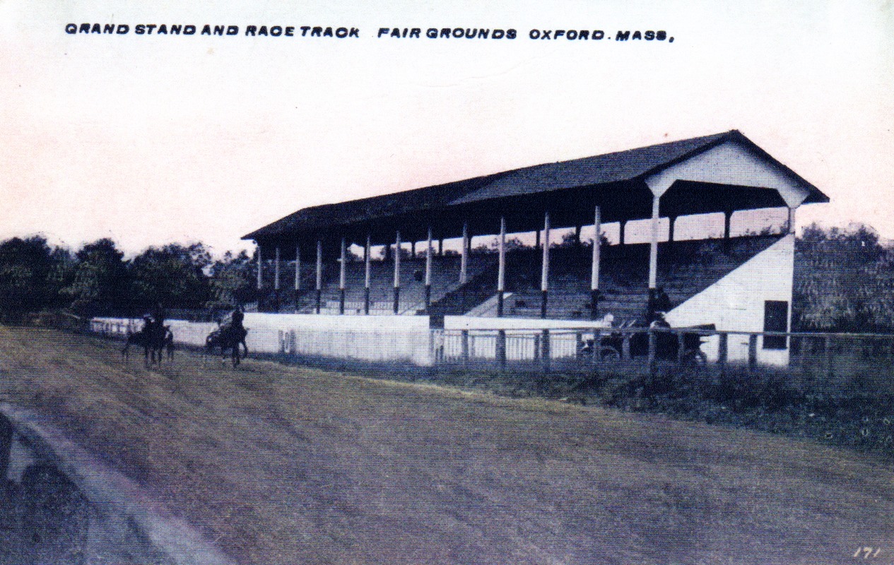 Grandstand and Race Track, Fairgrounds, Oxford, MA