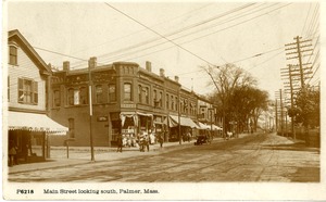 Main Street looking south, Palmer, Massachusetts