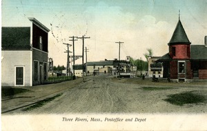 Three Rivers, Mass. Post Office and Depot