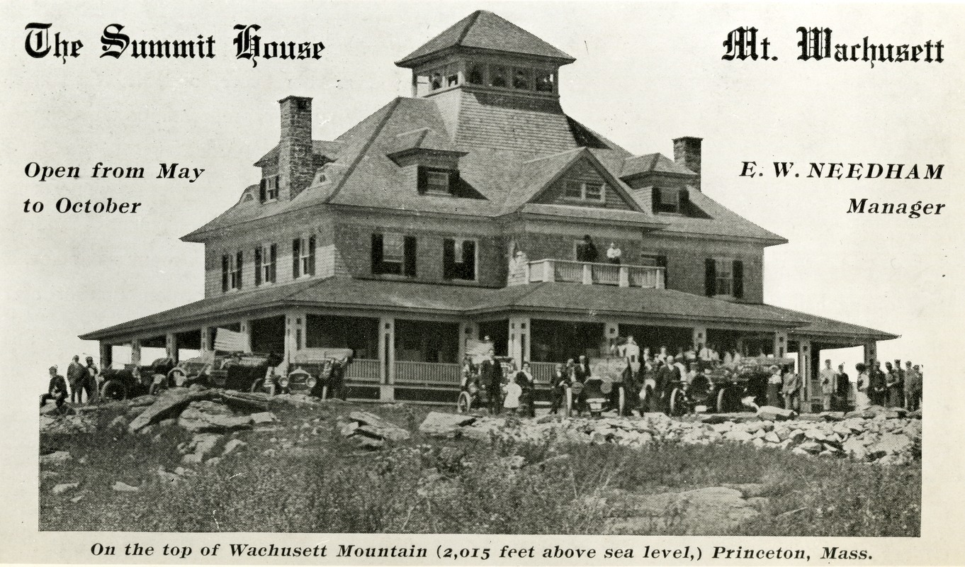 Hotels, Princeton, MA Summit House, Mount Wachusett, third structure