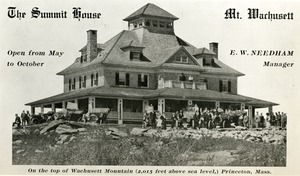 Hotels, Princeton, MA - Summit House, Mount Wachusett, third structure, after 1908