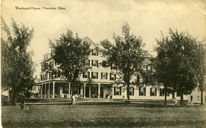 Hotels, Princeton, MA - Wachusett House, postcard, c 1900