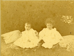 Portrait, Princeton, MA - Beaman & Boylston Family - John Alden Beaman & Nicholas Ward Boylston, Jr., c 1899