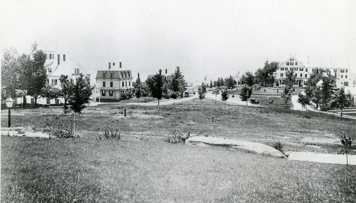 Princeton Common, Princeton, MA view looking South, c 1900