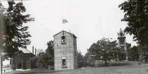 World War II, Princeton, MA - tower on Princeton Common