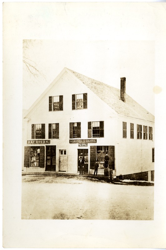 Samuel Howe's Store, Main Street, Shrewsbury (Mass.)