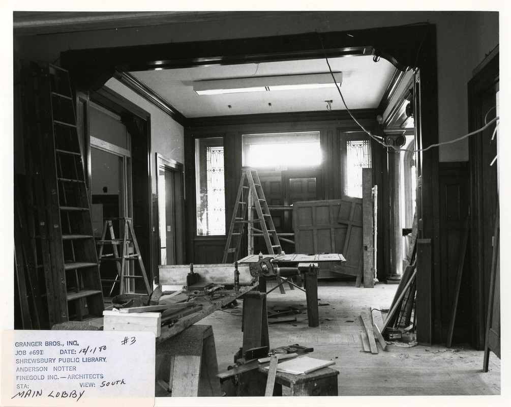 Shrewsbury Public Library Addition 1979-1980