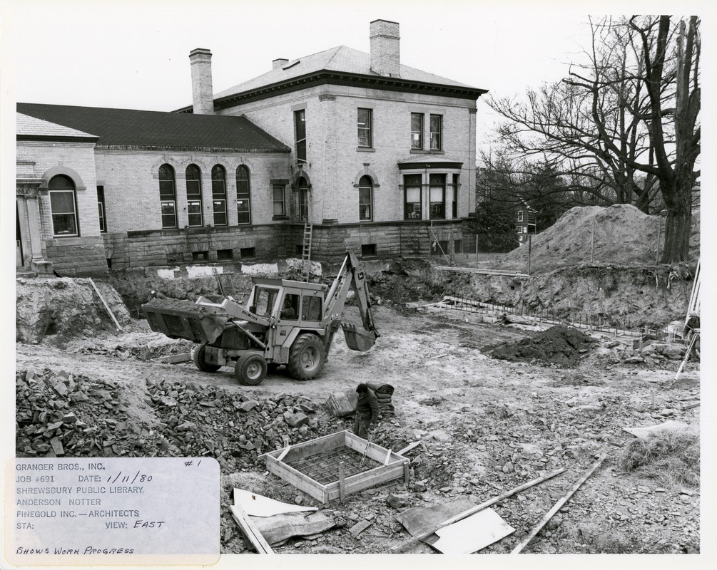 Shrewsbury Public Library Addition 1979-1980