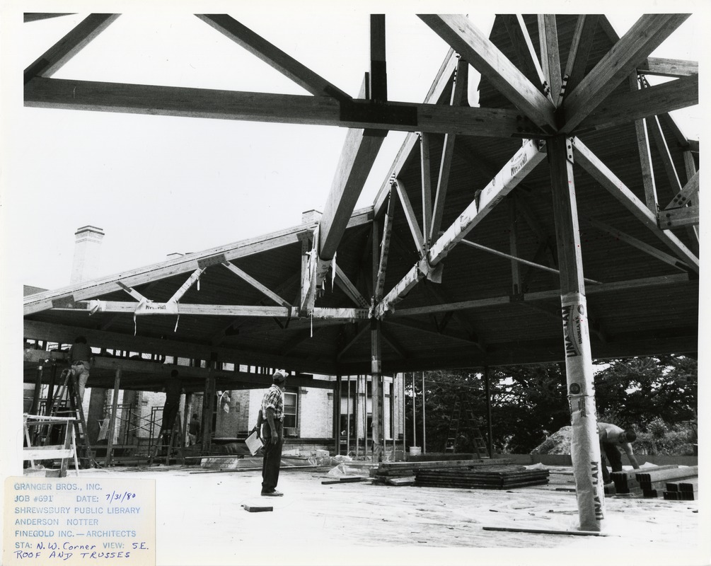 Shrewsbury Public Library Addition 1979-1980