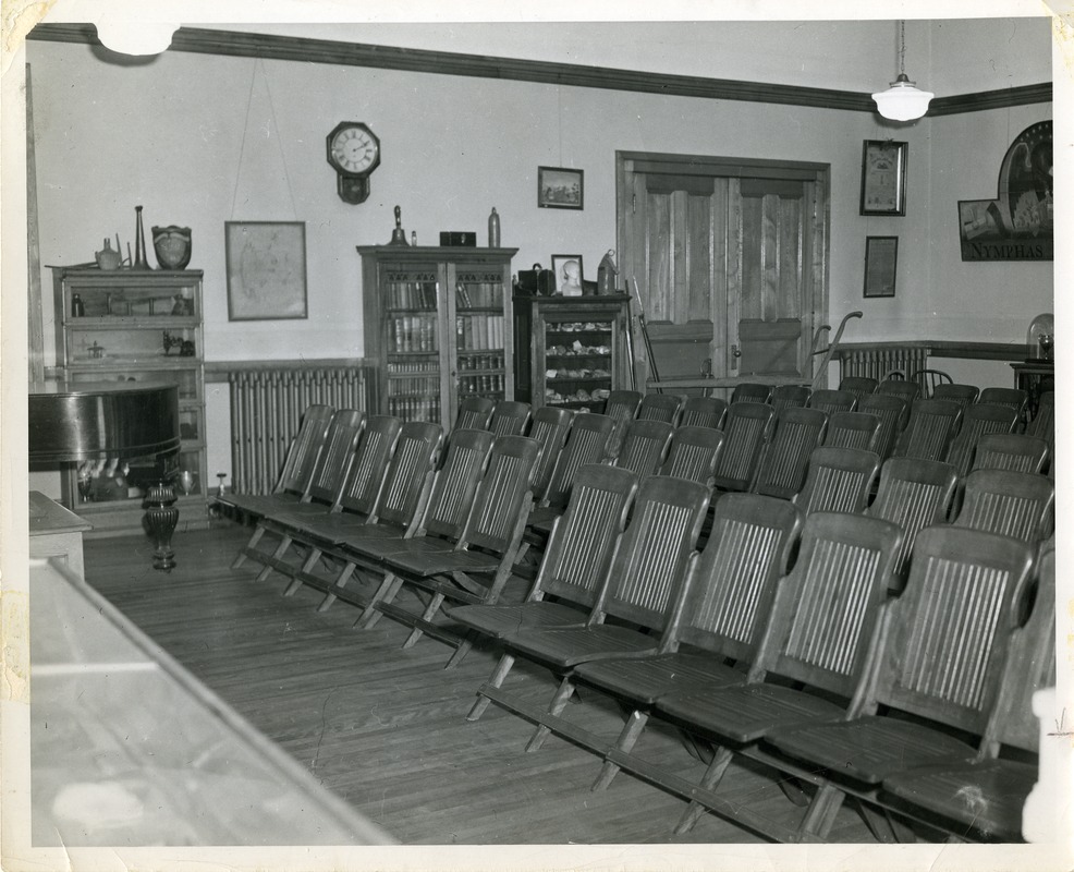 Shrewsbury Public Library Hall on second floor