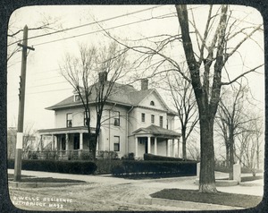 Albert B Wells Residence Main Street Southbridge Massachusetts