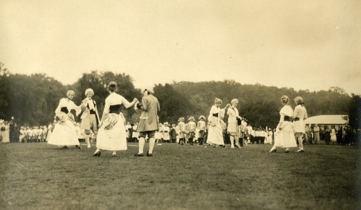 Dancing at Wellsworth Field Southbridge Massachusetts during the Centennial Celebrations
