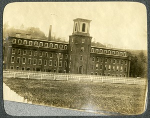 Hamilton Woolen Company, Lower Mill, Southbridge, Massachusetts: view from River Street
