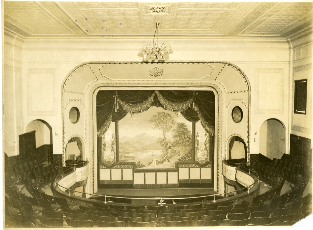 Interior of the Blanchard Theater, Southbridge, Massachusetts