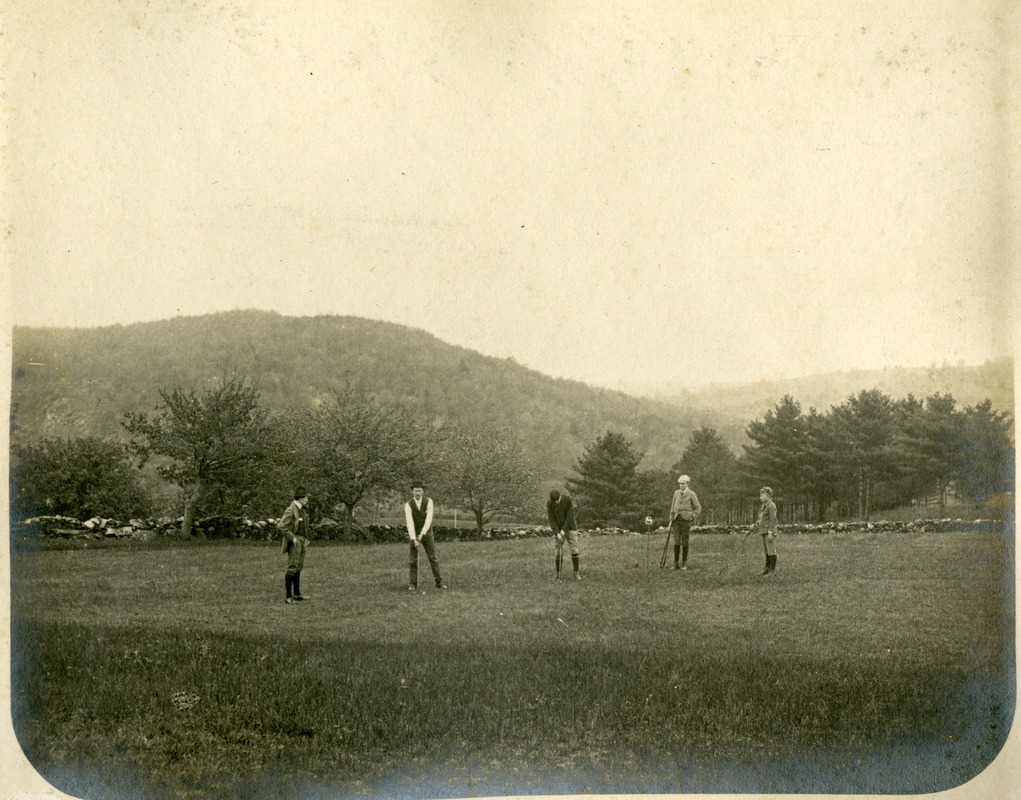Men Golfing at Cohasse Golf Club Southbridge Massachusetts