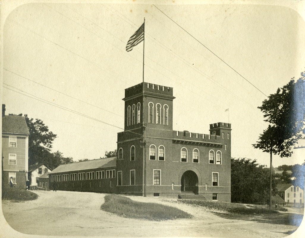 The Armory at the corner of Hook and Central streets Southbridge Massachusetts