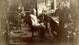 H. Haynes & son, carriage and harness makers workshop