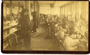 Sewing Hall No. 2 at the National Straw Works