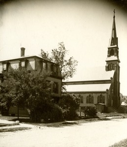 Catholic Church and priest's house