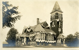 Photo 004 First Congregational Church. West Boylston Centennial Parade July 16, 1908